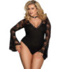 Body Subblime Negro R80589 Estampado Flores