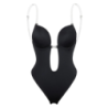 Body Tanga Negro Tiras Transparentes Body Tanga Negro Tiras Transparentes