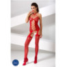 Bodystocking  Passion BS056 Rojo