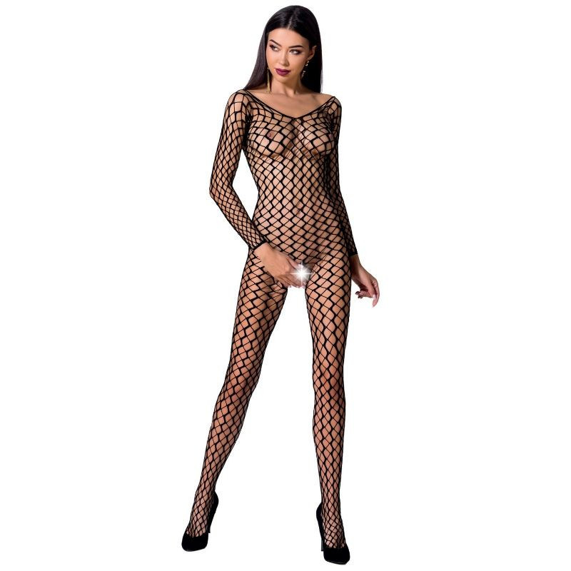Bodystocking Passion BS068 Negro