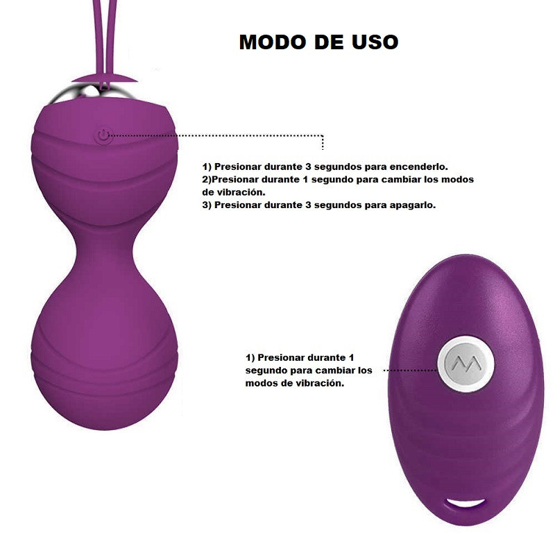 Bolas Chinas Kit Kegel Balls + LRS Remote Control