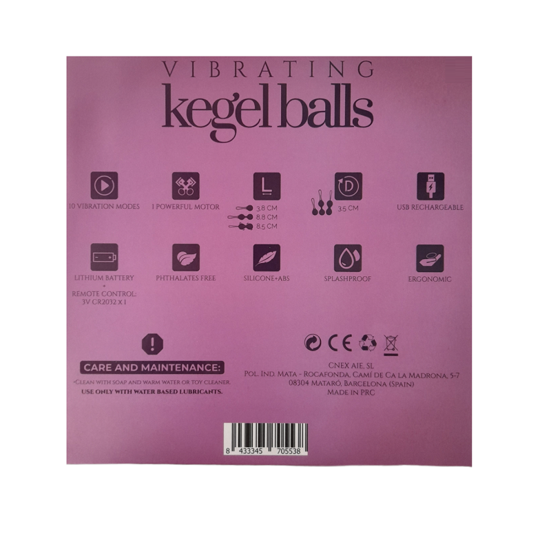 Bolas Chinas Kit Kegel Balls + LRS Remote Control