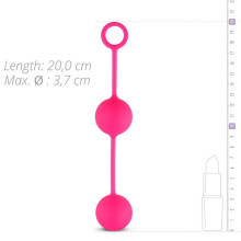 Bolas Silicona EasyToys 3,6 cm. Magenta