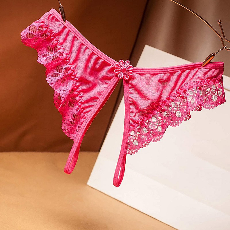 Braguita Abierta 3392 Fucsia Con Flor