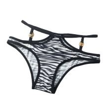 Braguita Alta Adornos Dorados Cebra