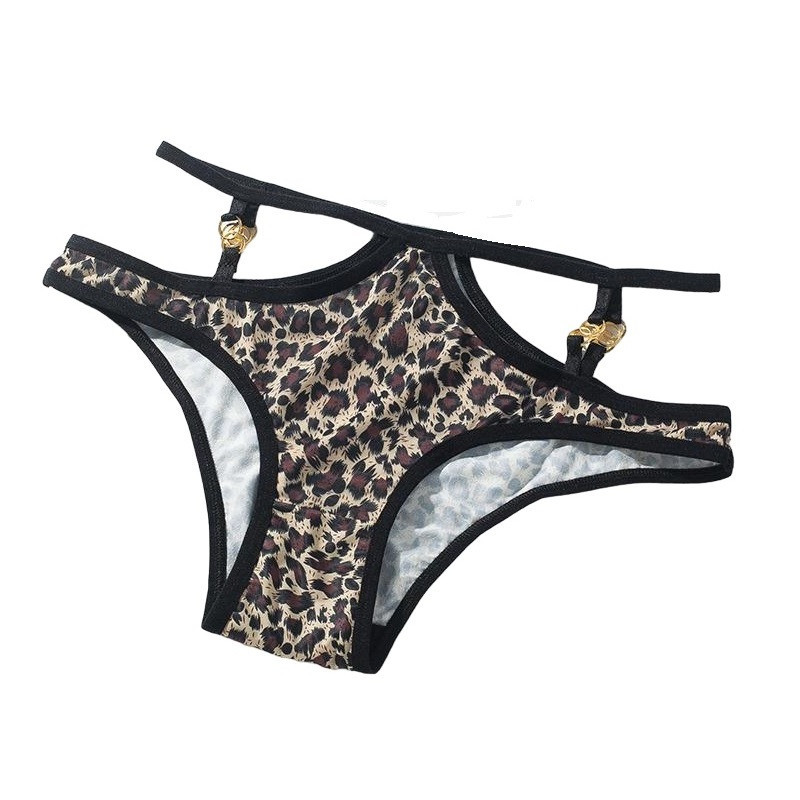 Braguita Alta Adornos Dorados Leopardo