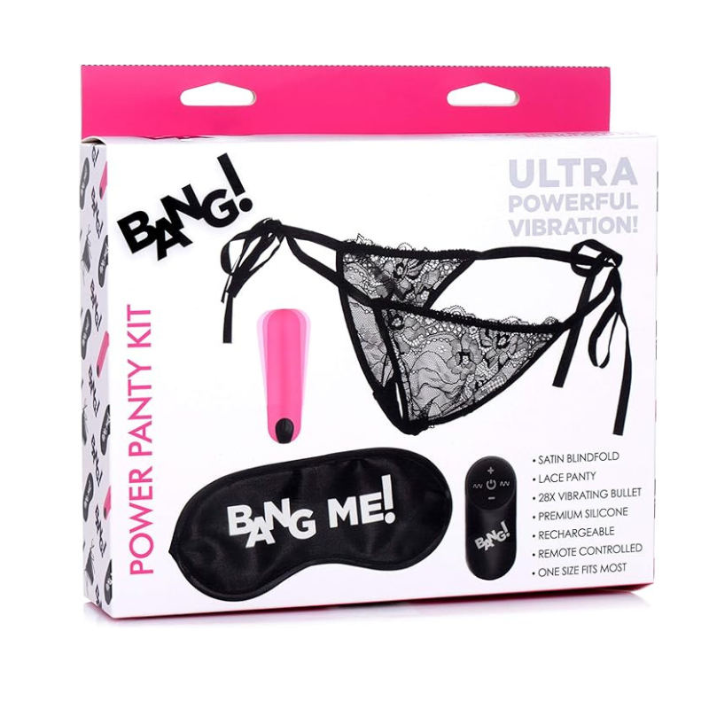 Braguita Vibradora Control Remoto + Antifaz Bang!