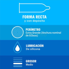 Caja 12 Preservativos Durex Natural XL