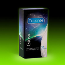 Caja 12 Preservativos Pasante Glow Fluorescente