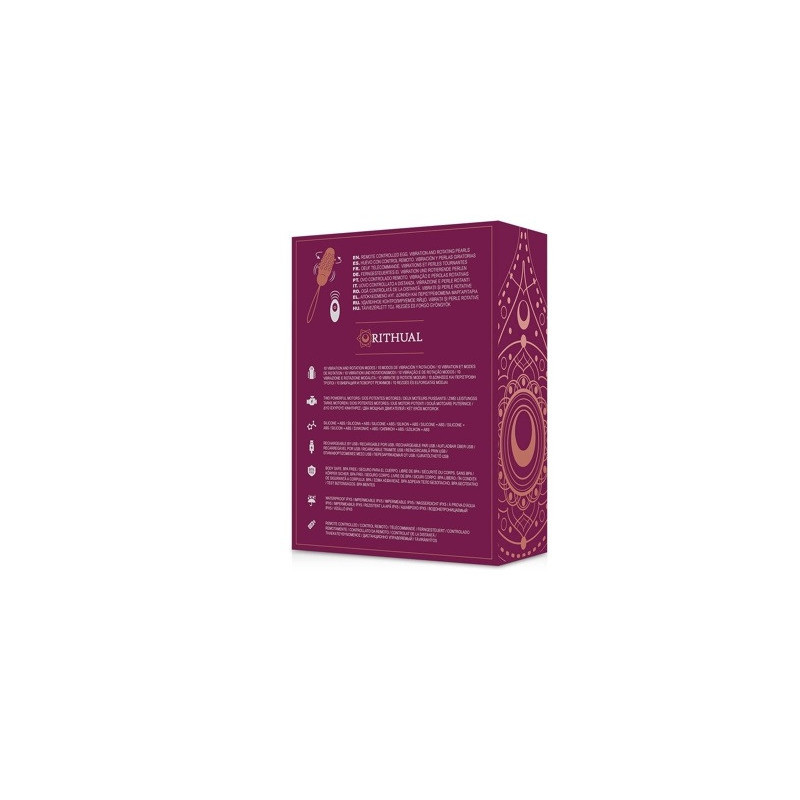 Control Remoto Huevo Recargable Rithual Huevo Rotador Perlas Sita