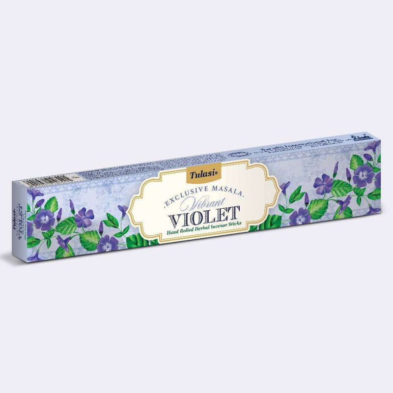 CAJA 15 G INCIENSO MASALA TULASI VIOLETA CAJA 15 G INCIENSO MASALA TULASI VIOLETA