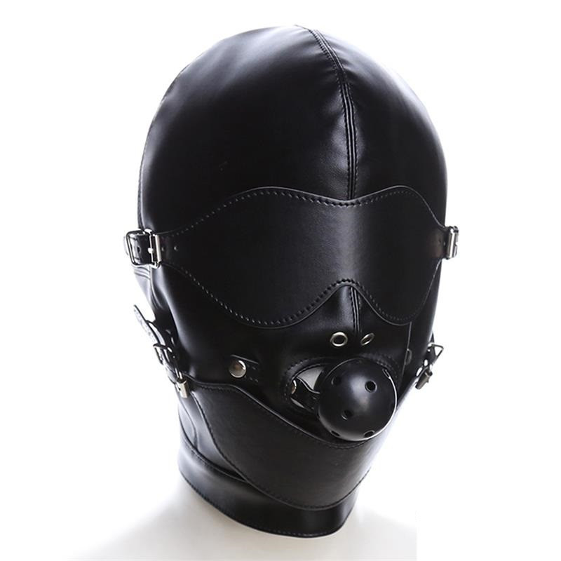 Capucha Sumisión con Mordaza Slave BDSM Line Capucha Sumisión con Mordaza Slave BDSM Line