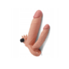 Funda Vibradora con Extensión Para Doble Penetración Pleasure x-Tender