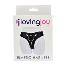 Cinturón Arnés Para Dildo Loving Joy Elastic Anillas Meta