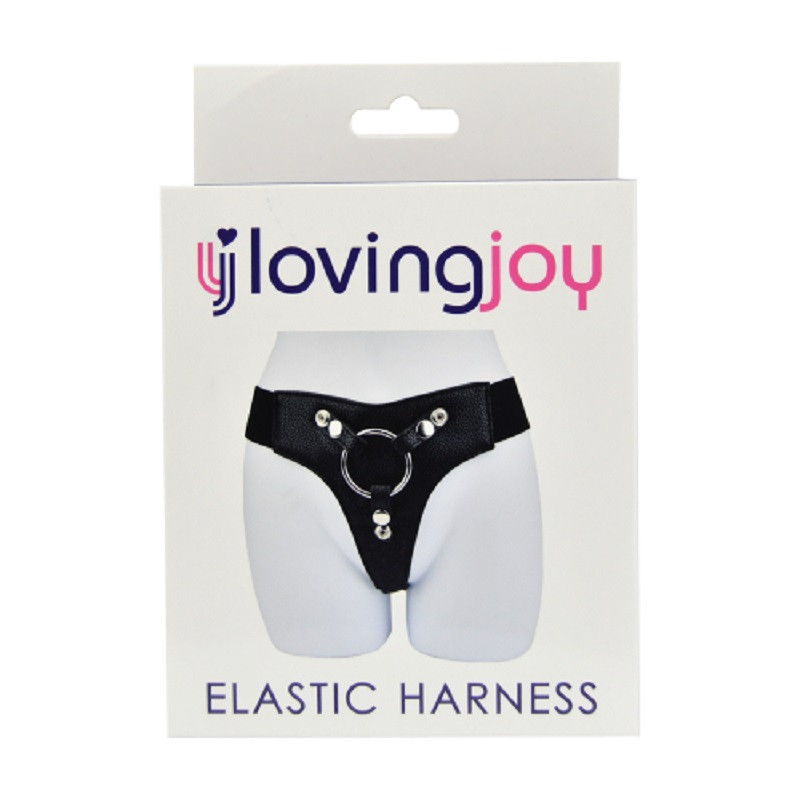 Cinturón Arnés Para Dildo Loving Joy Elastic Anillas Meta