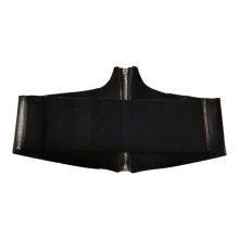 Cinturón Corset Elástico Negro Polipiel Suave