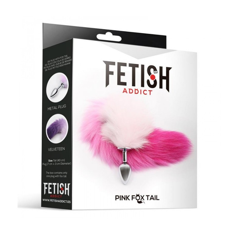 Cola De Zorro Metal Rosa S Fetish Addict