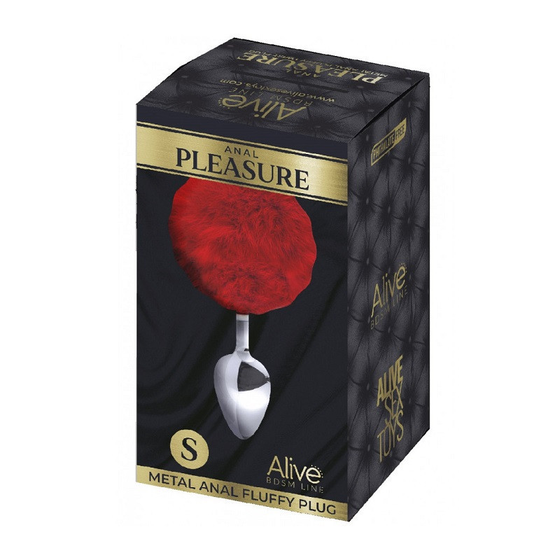 Cola Pompón Metal Rojo S Fluffy