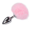 Cola Pompón Metal Rosa L Fluffy