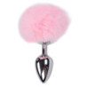 Cola Pompón Metal Rosa L Fluffy