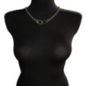 Collar Cadena Plateada Con Ganchos