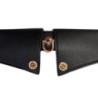 Collar Con Correa Metal Negro Y Dorado Collar Con Correa Metal Negro Y Dorado