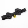 Collar Lazo Negro Cascabel Dorado BDSM Line