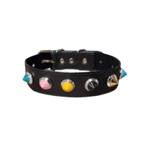 Collar Luxury Fetish Negro Pinchos Colores