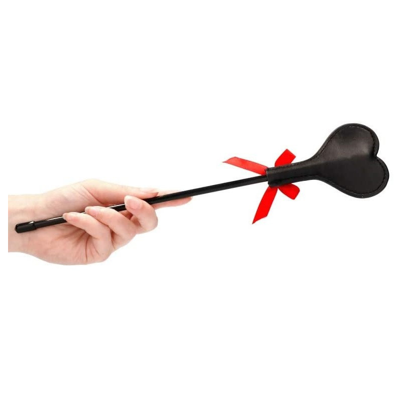 Fusta Crop Pequeña Ouch  Black Heart Red Lace