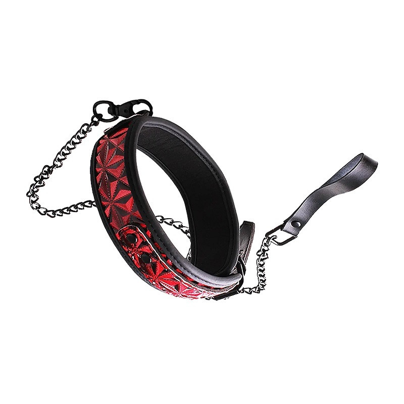 Collar Y Correa BTB Rojo