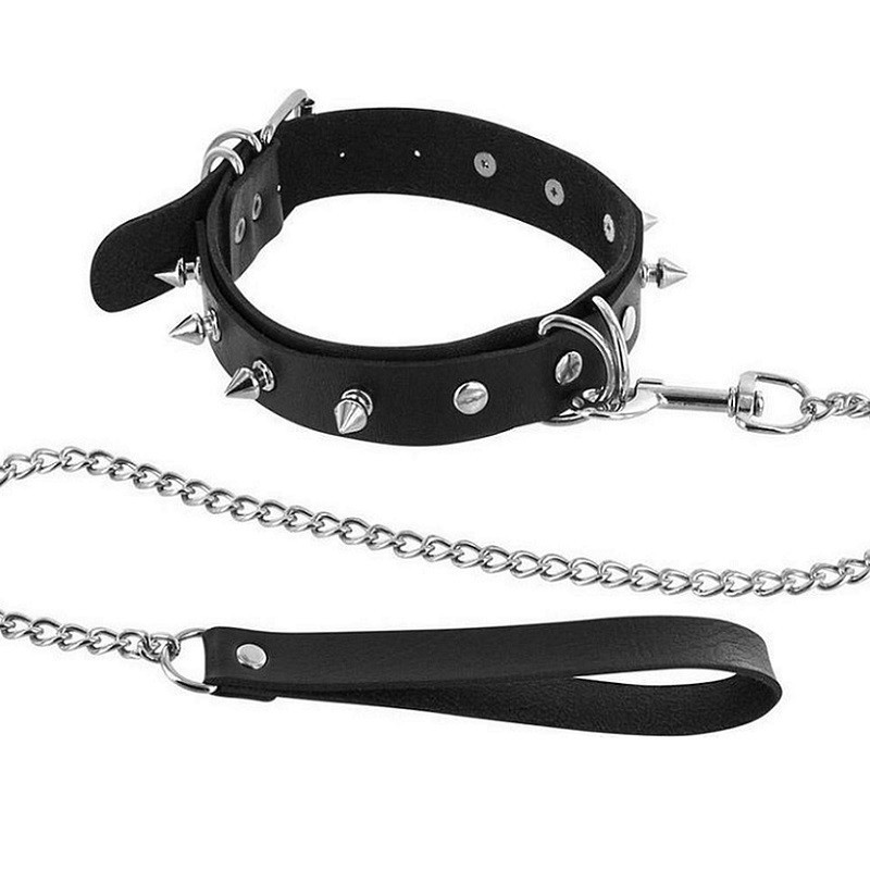 Collar Y Correa Fetish Tentation Pinchos