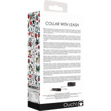 Collar y Correa Ouch Tattoo Old School Style