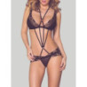 Conjunto 2 Piezas De Obsessive Negro Convertible Sen-016