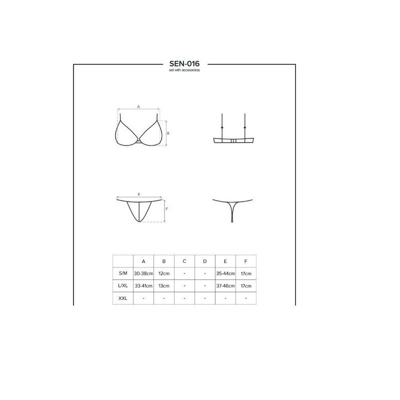 Conjunto 2 Piezas De Obsessive Negro Convertible Sen-016