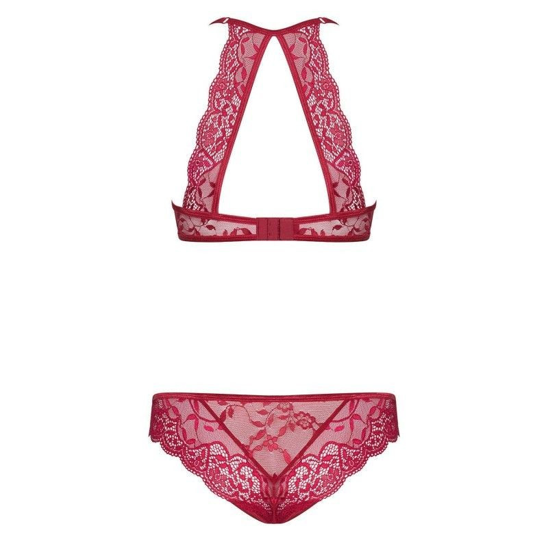 Conjunto 2 Piezas De Obsessive Rojo Burdeos Ivetta