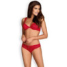 Conjunto 2 Piezas De Obsessive Rojo Rougebelle