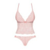 Conjunto 2 Piezas De Obsessive Rosa Top y Braguita Pink Delicanta