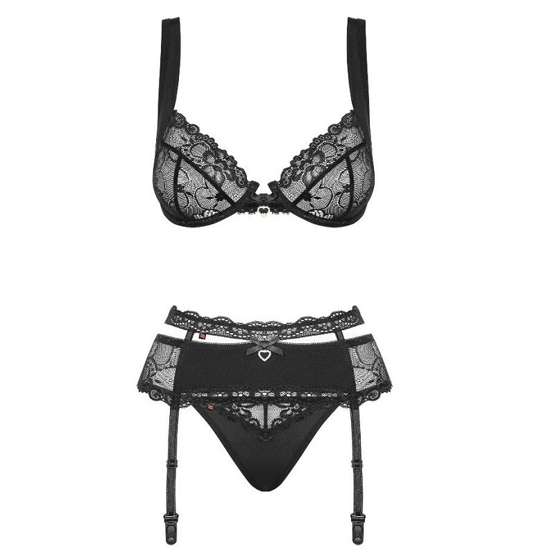 Conjunto 3 Piezas De Obsessive Heartina Negro