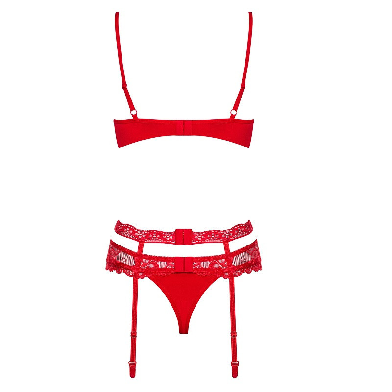 Conjunto 3 Piezas De Obsessive Heartina Rojo