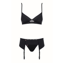 Conjunto 3 Piezas De Obsessive Negro Gretia