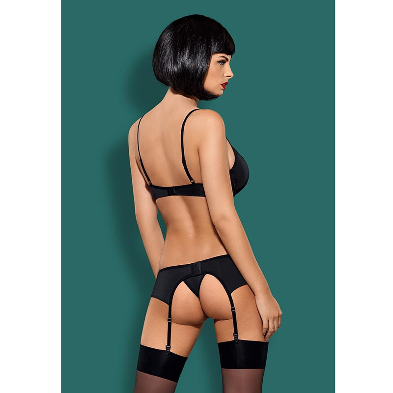 Conjunto 3 Piezas De Obsessive Negro Gretia