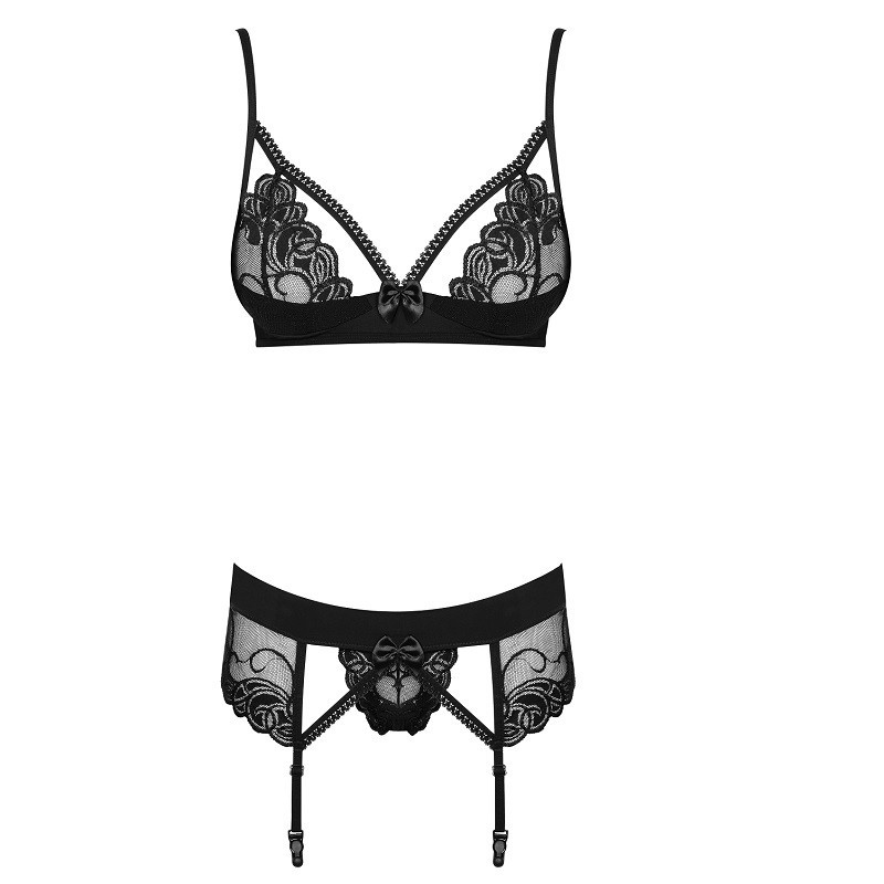 Conjunto 3 Piezas De Obsessive Negro Wonderia