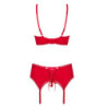Conjunto 3 Piezas De Obsessive Rojo Jolierose