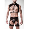 Conjunto BDSM Grey Velvet 20051