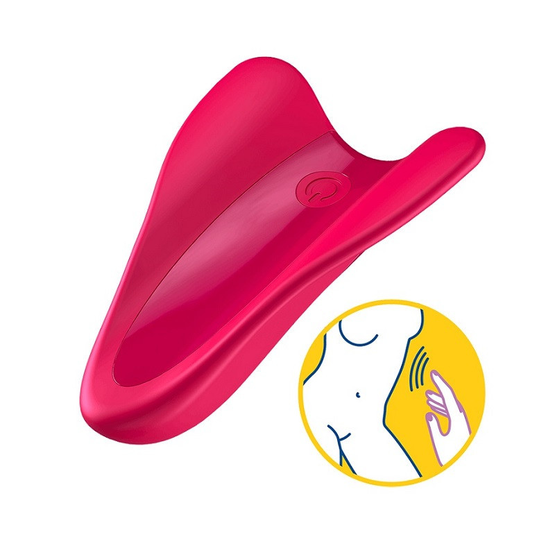 Estimulador High Fly Finger Vibrator Recargable De Satisfyer