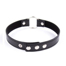 Gargantilla Choker Latetobed Negra Con Aro