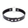 Gargantilla Choker Latetobed Negra Con Aro