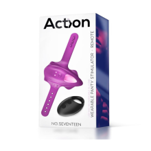 Control Remoto Estimulador de Clítoris Recargable Seventeen Action