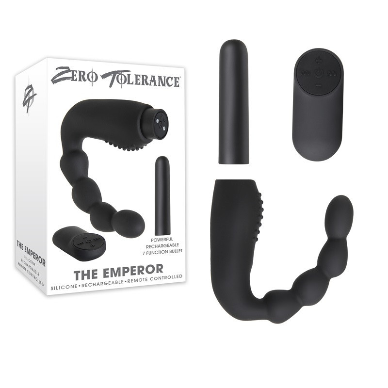 Control Remoto Estimulador Vibrador Recargable Emperor Zero Tolerance