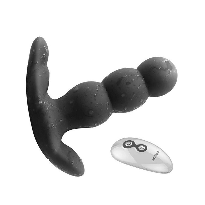 Control Remoto Estimulador Vibrador Rotativo Nalone Pearl Negro